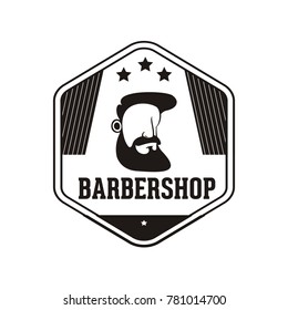 barbershop logos vector illustration