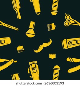 Barbershop Luxury trendy applicable design lovely abstract vector illustration artwork.eps
