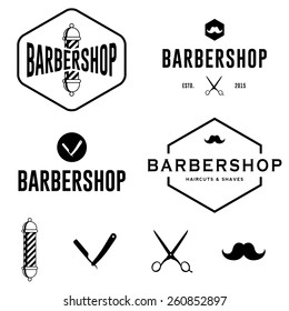 Barbershop retro logo