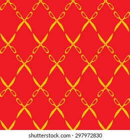 Barbershop seamless pattern