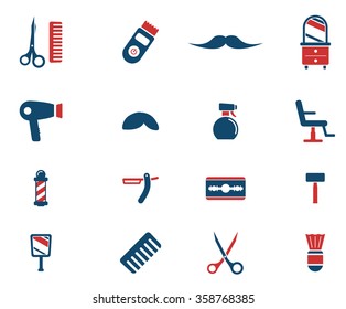 Barbershop simply icons for web