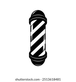 Barbershop symbol. Vector isolated illustration on white background