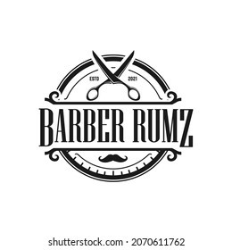 Barbershop Template Logo Designs. logo barbershop vector 