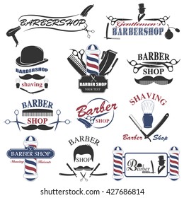 Barbershop tool collection, set of barbershop instruments