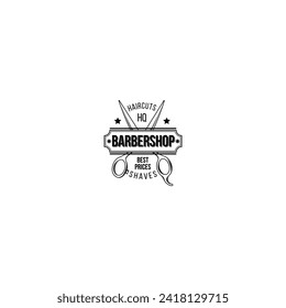 Barbershop vektor logo business identity