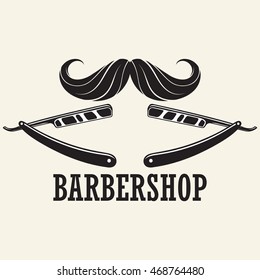Barbersop, vector illustration.