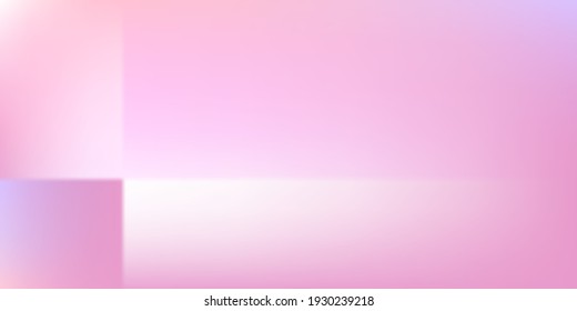 Barbie Smooth Empty Pink Office Background. Pastel Light White Modern Design Backdrop. Neon Vivid Violet Smooth Watercolor Colorful Surface. Blank Purple Bright Gradient Mesh Screens Illustration.