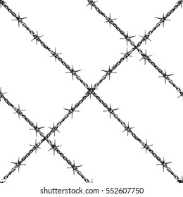  barbwire symbol wire fence pattern