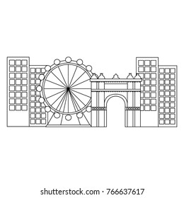 barcelona attraction ferris wheel landmark tourism