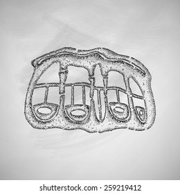 Barcelona building icon