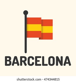 Barcelona Flag Images Stock Photos Vectors Shutterstock