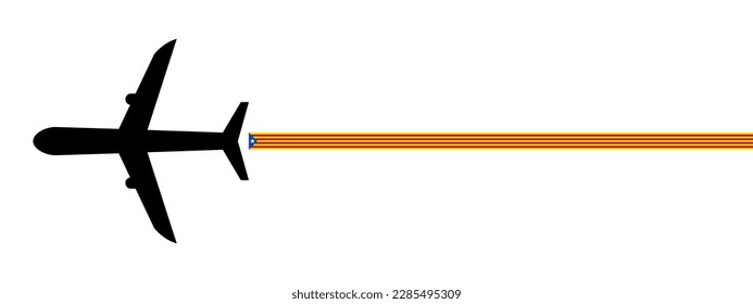 barcelona plane icon vector illustration. isolated on white background