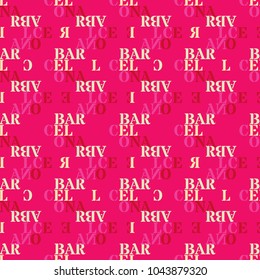 Barcelona seamless pattern. Autentic artistic design for background.