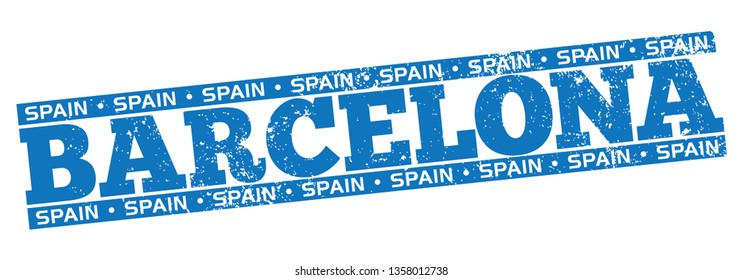 Barcelona Spain Stamp