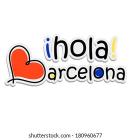 barcelona sticker