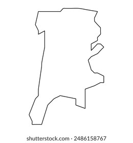 Barceloneta map, administrative division of Puerto Rico. Vector illustration.