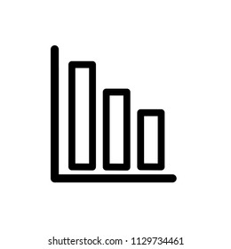 Bar-chart icon,vector illustration. Flat design style. vector bar-chart icon illustration isolated on White background, bar-chart icon Eps10. bar-chart icons graphic design vector symbols.