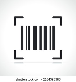 barcode or bar code icon