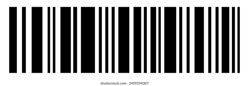 Barcode black color for payment