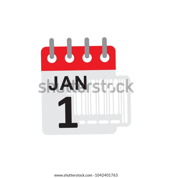 Barcode Calendar Logo Icon Design Stock Vector Royalty Free