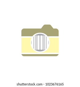 Barcode Camera Logo Icon Design