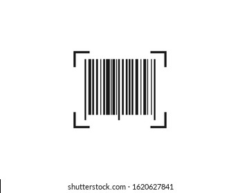 Barcode, code icon. Vector illustration, flat design.