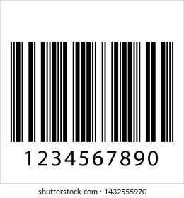 Barcode. Concept object design for product.