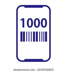 Barcode-Coupon auf Smartphone-Bildschirm angezeigt