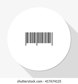 Barcode flat icon.