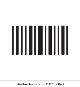 diseño minimalista de arte de icono de código de barras