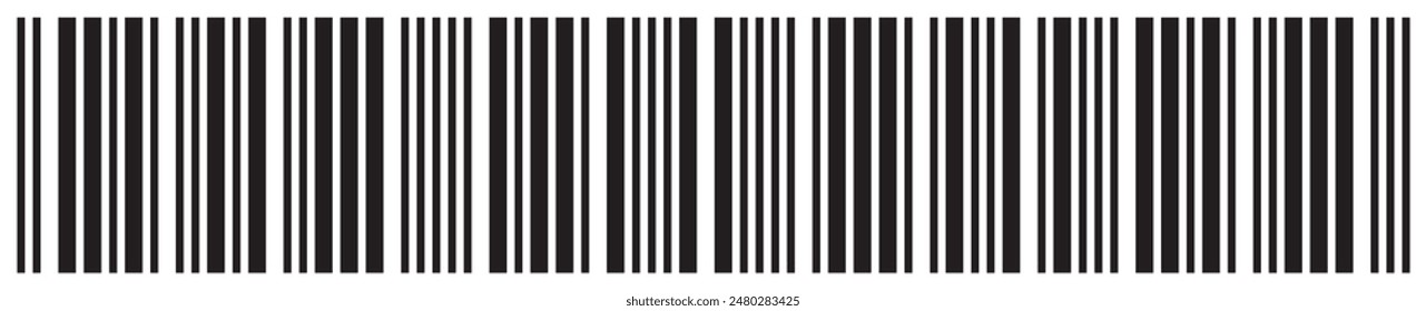 Barcode icon. Bar code can use for web and mobile app. Vector illustration. isolated on white background.Business concept barcode pictogram.
