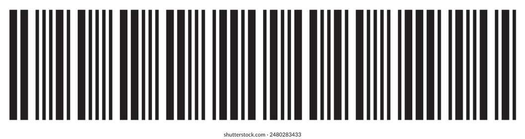 Barcode icon. Bar code can use for web and mobile app. Vector illustration. isolated on white background.Business concept barcode pictogram.
