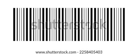Barcode icon. Bar code can use for web and mobile app. Vector illustration Foto stock © 