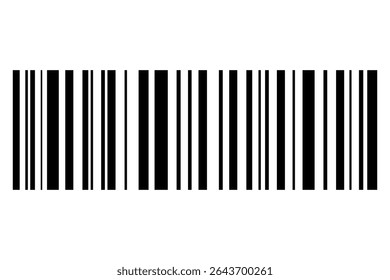 Ícone do código de barras ilustração do símbolo do código de barras