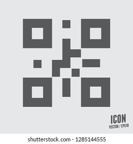 Barcode  icon.QR code vector sign.Simple illustration for graphic design, web and mobile platforms.