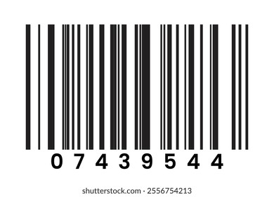 Barcode. Icon for design. Easily editable