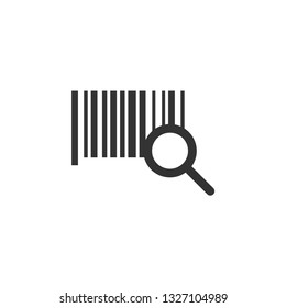 Barcode icon design template vector isolated illustration