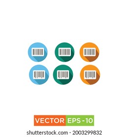 Barcode Icon design vector for web and print