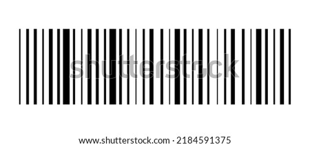 Barcode icon. Design for web and mobile app. Vector illustration isolated on white background