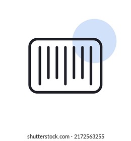 Barcode icon. E-commerce sign. Graph symbol for your web site design, logo, app, UI. Vector illustration, EPS10.