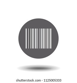 Barcode icon (flat design)