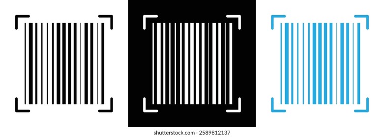 Barcode icon. flat style bar code vector on white background. vector illustration. bar code scan label for product price tag, Barcode vector icon with numbers. Easily editable in eps 10.