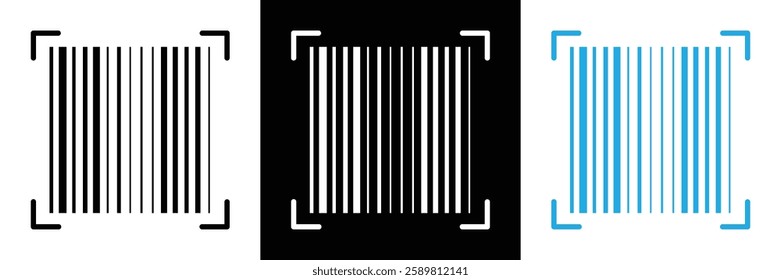 Barcode icon. flat style bar code vector on white background. vector illustration. bar code scan label for product price tag, Barcode vector icon with numbers. Easily editable in eps 10.