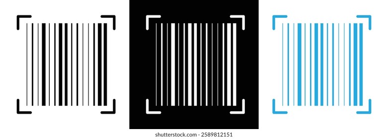 Barcode icon. flat style bar code vector on white background. vector illustration. bar code scan label for product price tag, Barcode vector icon with numbers. Easily editable in eps 10.