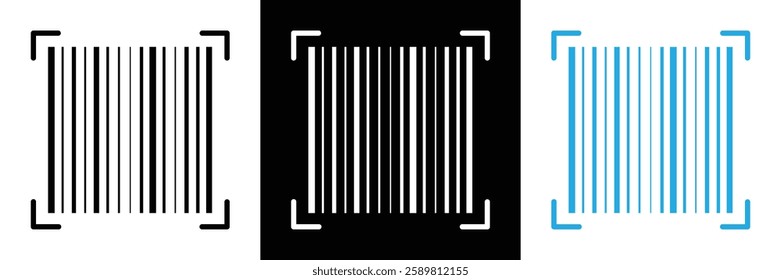 Barcode icon. flat style bar code vector on white background. vector illustration. bar code scan label for product price tag, Barcode vector icon with numbers. Easily editable in eps 10.