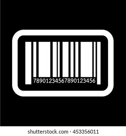 Barcode icon illustration design