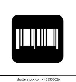 Barcode icon illustration design