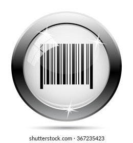 Barcode icon. Internet button on white background. EPS10 vector.
