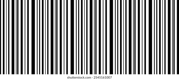 Barcode icon. Barcode isolated on white background. Bar code icon label for shop product. Barcode, QR code, identification tracking code, scan labels, price tag icon. Vector illustration