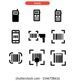 barcode icon isolated sign symbol vector illustration - Collection of high quality black style vector icons
